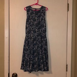 Floral cloth dress